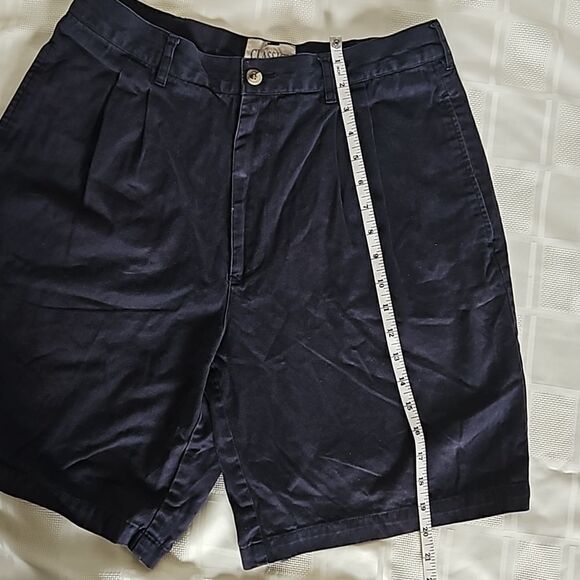 R&R Classic Men's Cotton Shorts Navy Blue Size 32 - Picture 11 of 16